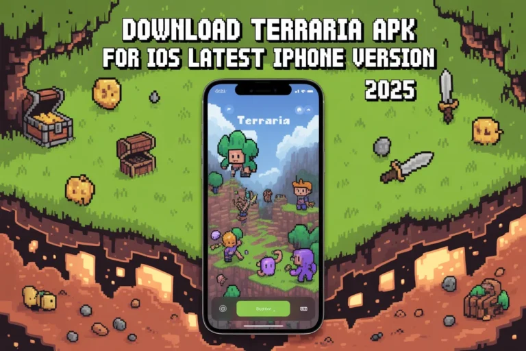Download Terraria APK for iOS Latest iPhone Version 2025 - Feature Image