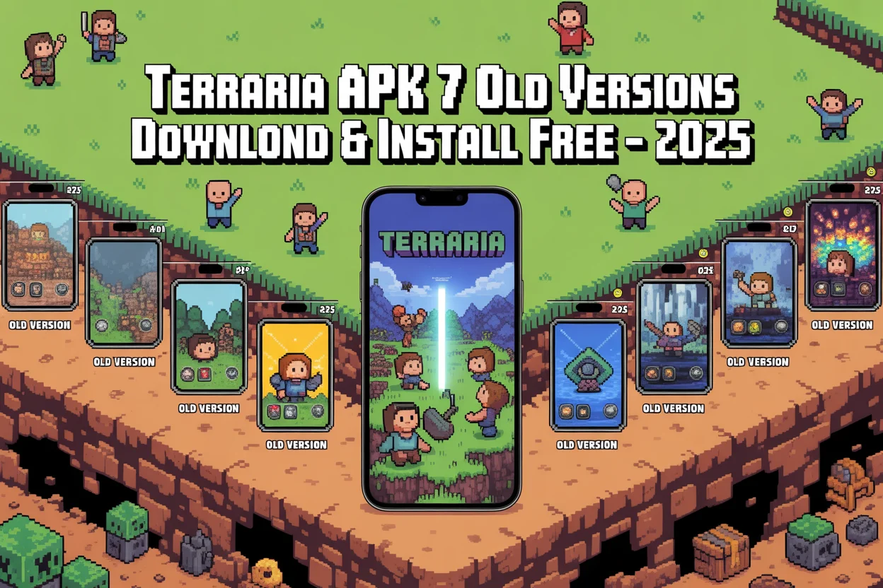 Terraria APK Old Versions (2026) – Download 7 Free Older Versions 1 Terraria APK 7 Old Versions Download & Install Free – 2025