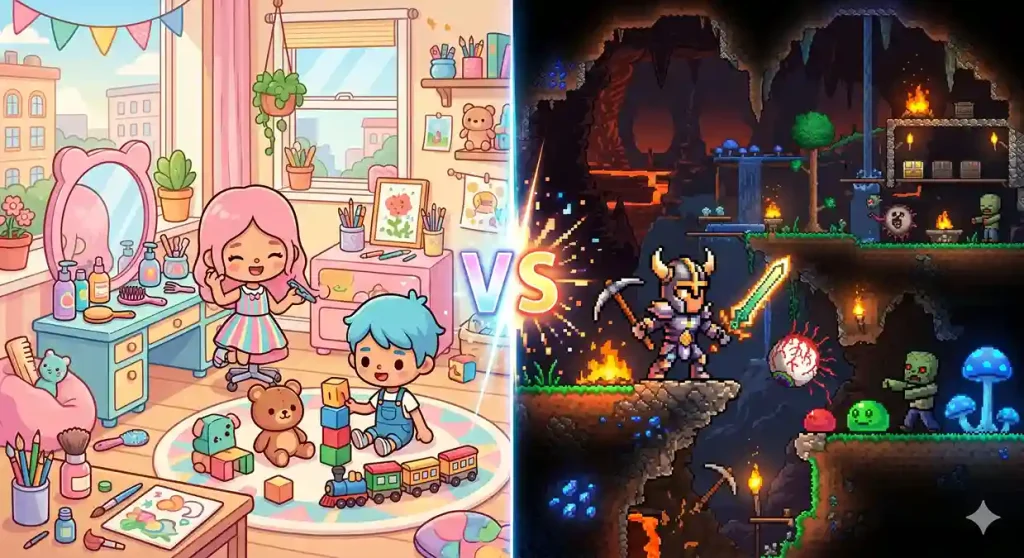 tocaboca vs terraria