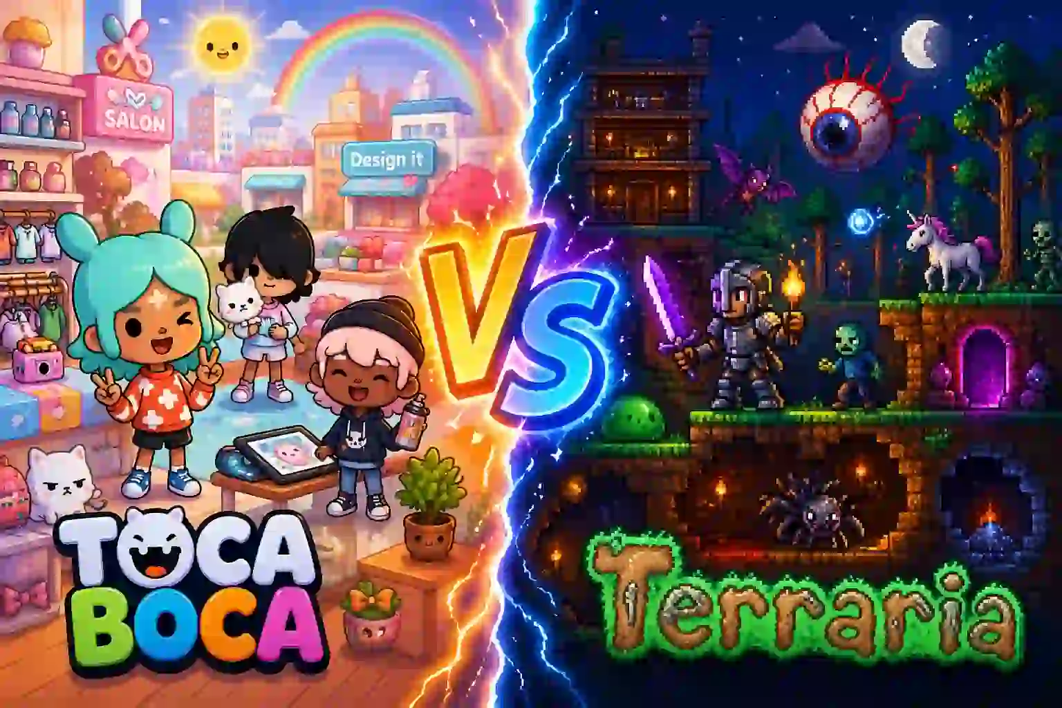 tocaboca vs terraria