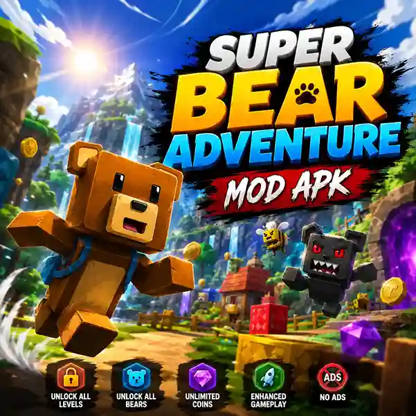 Super Bear Adventure Mod APK