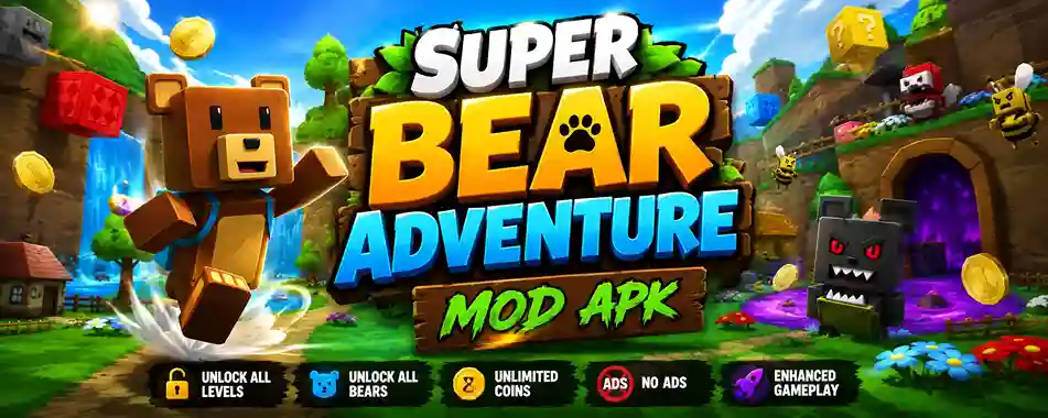 Super Bear Adventure Mod APK
