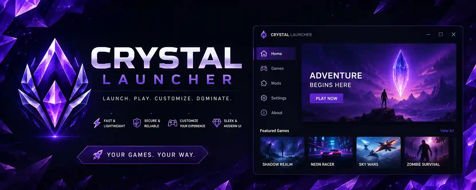 Crystal Launcher